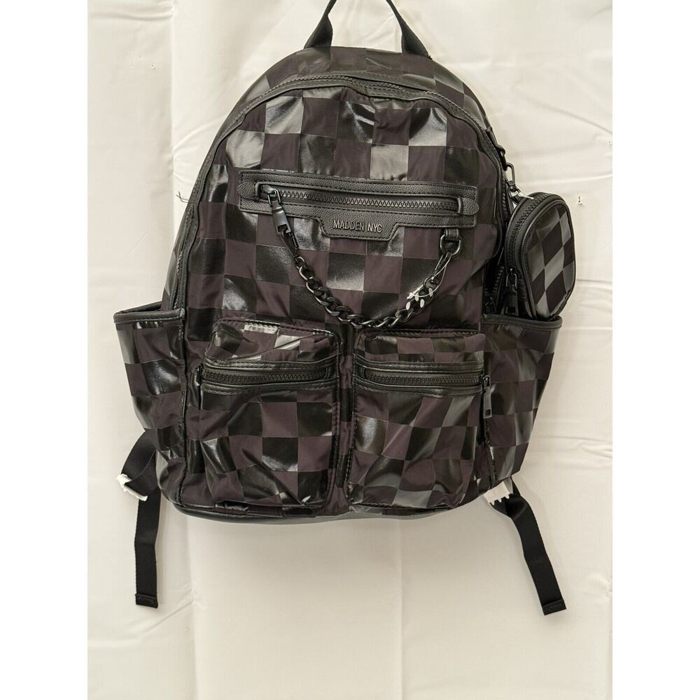 NYC MADDEN Checkered Backpack NWOT